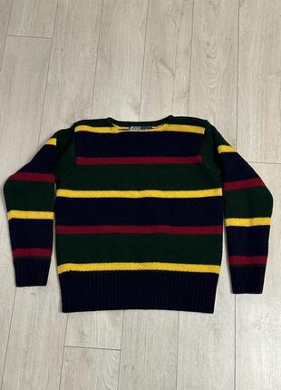 Polo ralph lauren винтажный шерстяной свитер