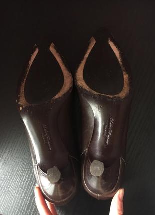 Кожаные туфли salvatore ferragamo6 фото