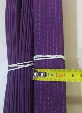 Фиолетовый (пурпурный) пояс для единоборств.4 фото