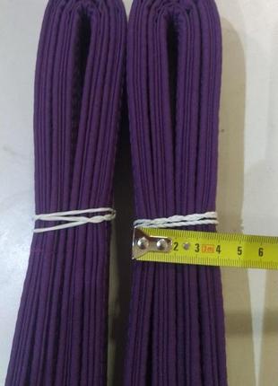 Фиолетовый (пурпурный) пояс для единоборств.5 фото