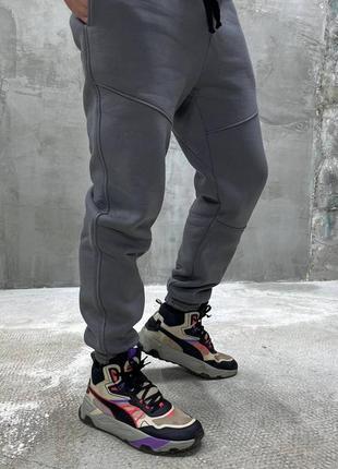 Базовые брюки из трехнитки с начесом. брюки sft”4 фото