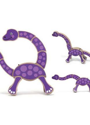 Развивающая игрушка melissa&doug головоломка динозавр (md3072) - топ продаж!1 фото