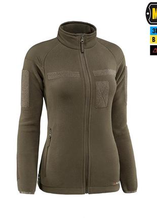 M-tac куртка тактическая combat fleece polartec jacket lady dark olive3 фото