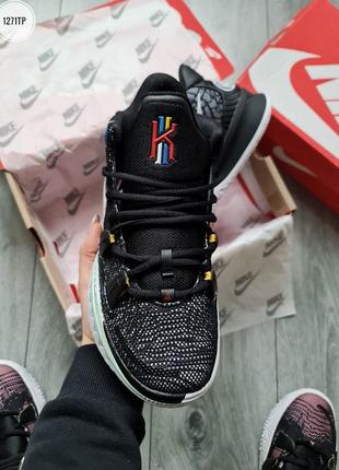 Шикарные стильные кроссовки "nike kyrie 7 gs black/white pre-heat"4 фото