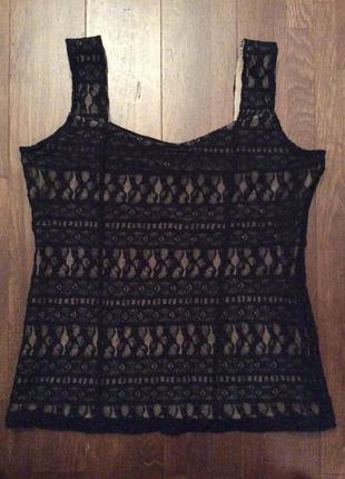 Гипюровый топ от next ! p.-16 uk