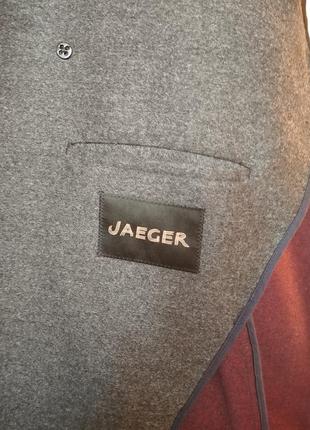 Шерстяное двубортное пальто оверсайз jaeger9 фото