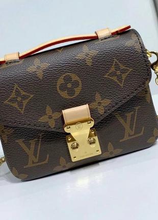 Женская сумка louis vuitton micro métis east west 1:1 люкс качество