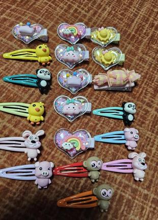 Детские заколки по 15 грн за 1 шт