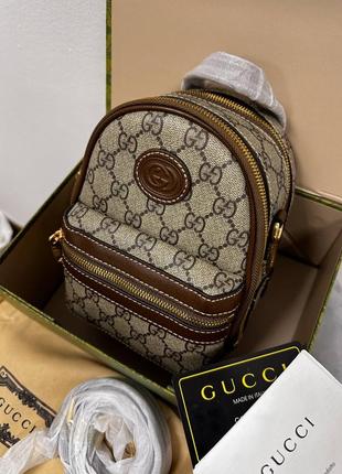 Женский рюкзак gucci люкс качество2 фото