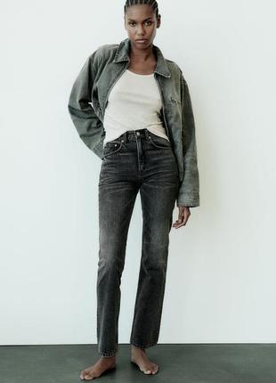Прямі джинси zara