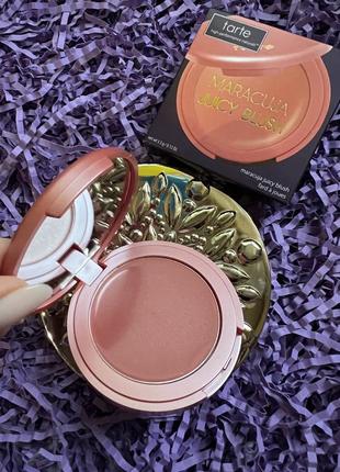 Сочные натуральные кремовые румяна tarte maracuja juicy blush. оттенок orchid1 фото