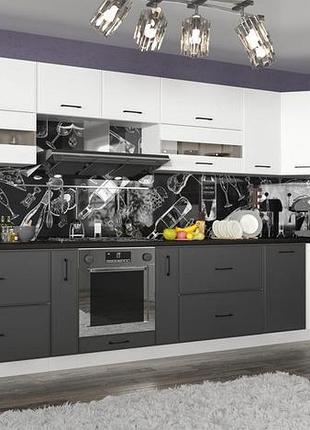 Модуль верхний окап 80 см (под вытяжку), высотой 36 см, для кухни мэдисон (крашеная мдф)