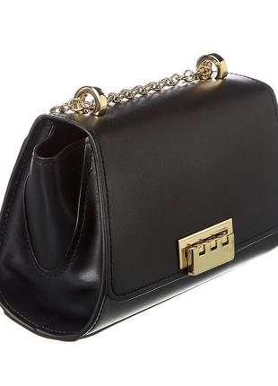 Сумка шкіряна zac posen eartha mini chain shoulder leather bag оригінал4 фото