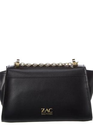Сумка шкіряна zac posen eartha mini chain shoulder leather bag оригінал5 фото