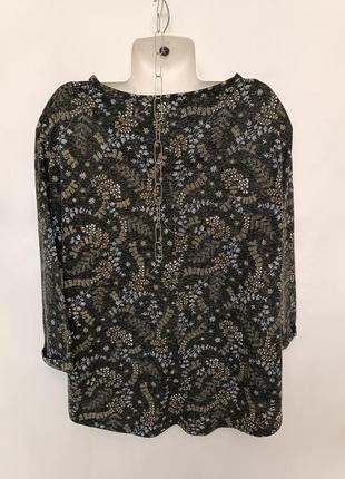 Трикотажная теплая блуза m&amp;s collection 22/50/5xl2 фото