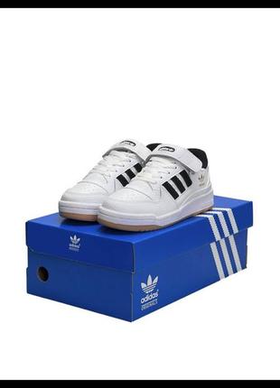 Adidas originals forum 84 low new white black gum