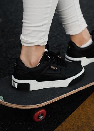 Кросівки кеди puma cali black кроссовки кеды8 фото