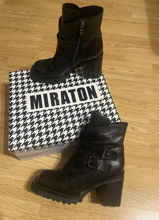 Чобітки натуральна шкіра ботинки