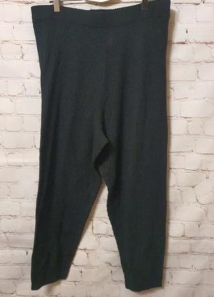 Вязаные трикотажные штаны на пышную леди. разм. 22 (3xl)