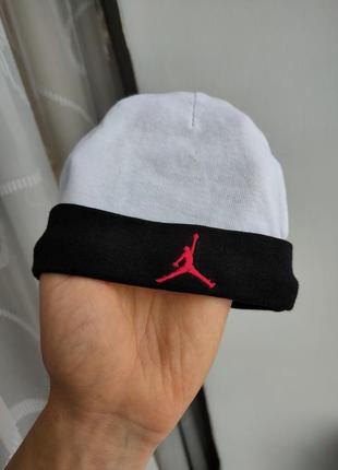 Шапочка jordan дитяча шапочка nike air jordan для новонароджених1 фото