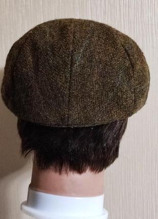 Твидовая кепка  harris tweed  heather.3 фото