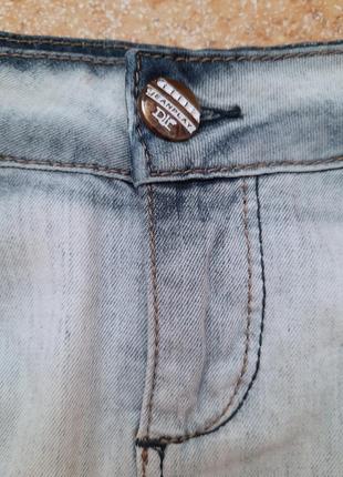 Юбка джинсовая с карманами- сердечки турция delfin5 фото