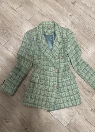 Пиджак зеленый2 фото