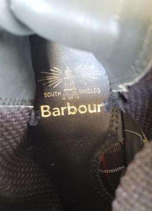 Barbour коричневые мужские кожаные ботинки3 фото