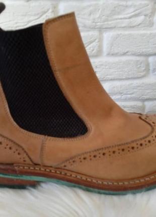 Barbour коричневые мужские кожаные ботинки4 фото