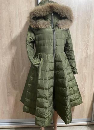 Пуховик пальто плащ + подарунок 🎁