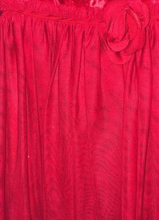 Б/у н&amp;м праздничное платье в день Святого валентина, нарядное платье + подарок болеро на 4-5 лет2 фото