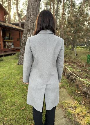 Классическое пальто benetton 78% шерсти5 фото