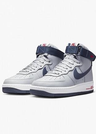 Кросівки nike air force 1 high grey, розмір 6,5