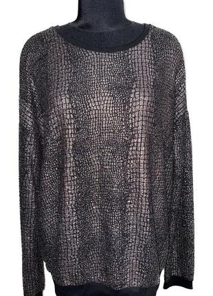 Золотистый джемпер oversize reserved