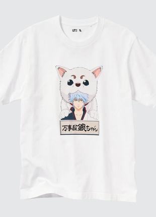 Футболка uniqlo с рисунком gintama1 фото