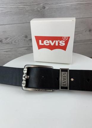 Ремень levis мужской черный на подарок