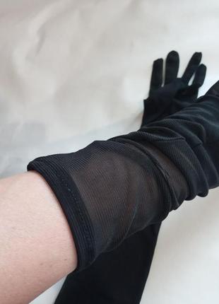 Капронові рукавички перчаткі сіточка фотосесія6 фото