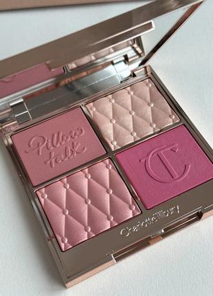 Палетка для обличчя charlotte tilbury pillow talk beautifying blush and highlighter palette 15,2 гр1 фото