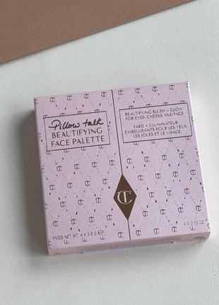 Палетка для обличчя charlotte tilbury pillow talk beautifying blush and highlighter palette 15,2 гр4 фото