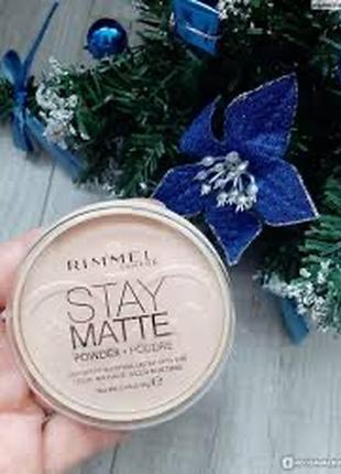 Rimmel stay matte матирующая пудра для лица англичанина