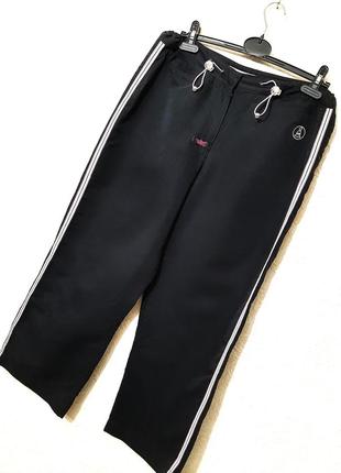 New concept tcm штаны спортивные чёрные прямые полиэстер женские размер 50