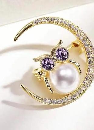 Женская брошь, гитара, сова, листок, мишка, роза, цветок