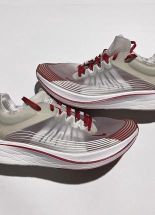 Кроссовки nike zoom fly sp "white/red"