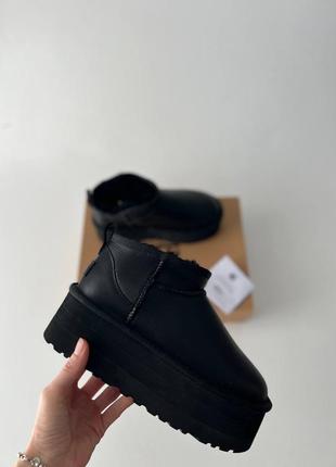 Уггі угги угг ugg ultra mini platform black3 фото