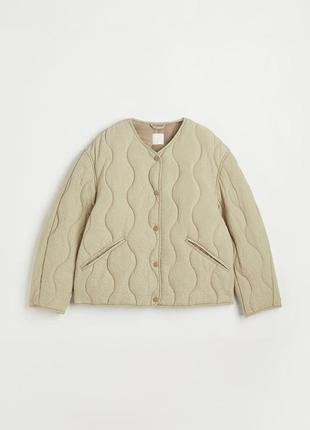 Стеганая, стеганная женская деми куртка, парка, пуховик h&m