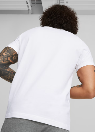 Біла чоловіча футболка puma essentials men's logo tee нова оригінал з сша4 фото