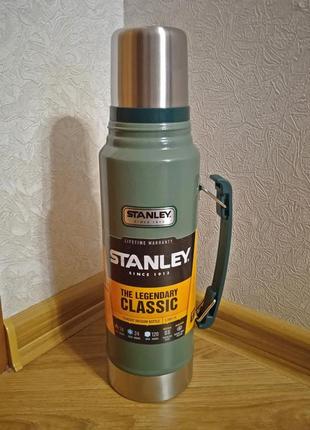 Термос американского бренда stanley 1 л.. оригинал. куплен в сша
