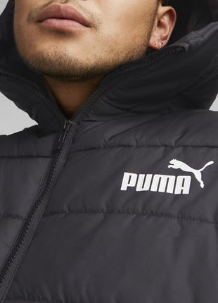 Черная мужская куртка puma essentials men's padded jacket новая оригинал из сша5 фото