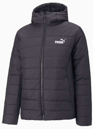 Черная мужская куртка puma essentials men's padded jacket новая оригинал из сша