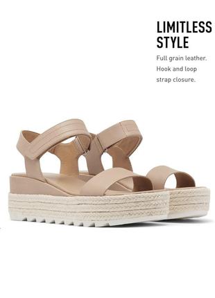 Босоніжки sorel 40,5 ус. 26,5 cameron flatform1 фото